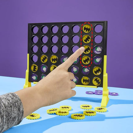 Connect 4 Batman Game | Batman-Themed 4 in a Row Game | Ages 6 and Up| for 2 Players | Strategy Board Games for Kids and Families (Amazon Exclusive)