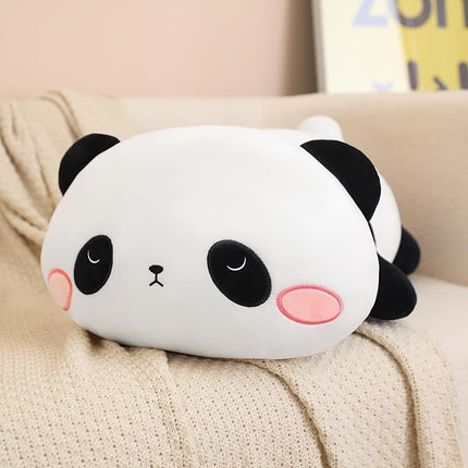 SQEQE Weighted Panda Plush, Weighted Panda Stuffed Animal, Cute Plushies Soft Bear Pillow Toy Gift for Kids Adults 9.8 Inch, 0.8 Lbs