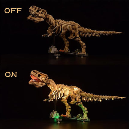 LightGo LED Kit for Lego Jurassic World 76968 Dinosaur Fossils Tyrannosaurus rex | Lighting Only-Bricks Set Not Included (Classic Version)