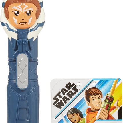 STAR WARS Lightsaber Squad 3-Pack, The Mandalorian, Ahsoka, and Darth Vader Lightsabers, Toys for 4 Year Old Boys and Girls (Amazon Exclusive)