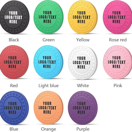 100 Personalized Plastic Diamond Chips, Print Your Image and Text, Tokens for Casino Player, Board Game, Late Night Poker Game, Party, Bar, Golf Ball Markers, Business Cards, Redemption