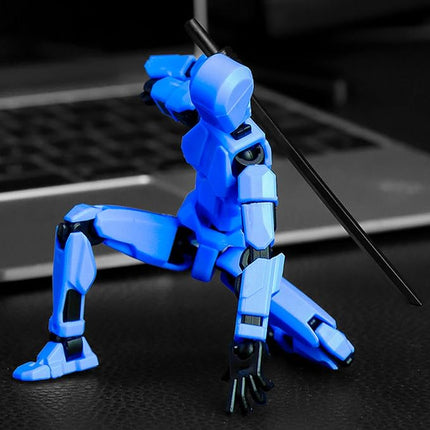 T13 Action Figure Set, 3D Printed Multi-Jointed, Titan 13 Action Figures, Multi-Articular Lucky Mobile Robot Nova T-13, Desktop Decorations for Game Lovers Toys