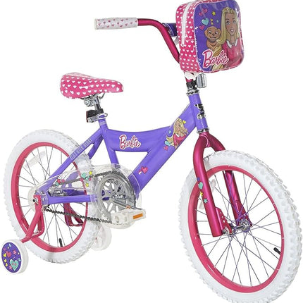 Dynacraft Barbie 12-18 Inch Girls BMX Bike for Age 3-9 Years - Fun and Stylish Design, Sturdy and Durable, Perfect for Kids Learning to Ride, Easy to Assemble, Ideal for Young Riders