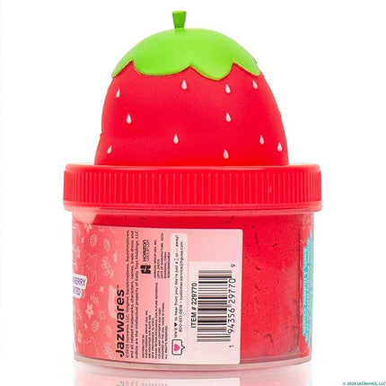 Original Squishmallows Scarlet Premium Cloud Slime - Limited Release, Strawberry Scent, 8 oz. Jar