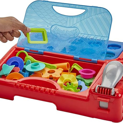 Play-Doh Grab 'n Go Activity Center, with Over 30 Tools and 10 Cans, Kids Arts and Crafts, Preschool Toys for 3 Year Old Girls and Boys and Up, Non-Toxic (Amazon Exclusive)