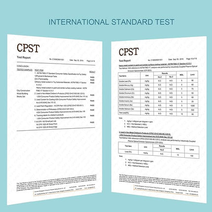 Wooden Building Blocks Set, City Construction Stacker Stacking Preschool Learning Educational Toys, Toddler Toys for 3+ Year Old Boy and Girl Gifts