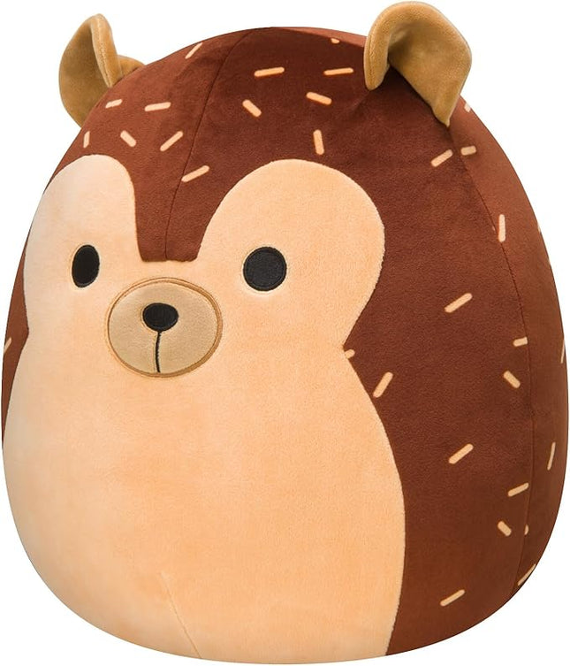 Squishmallows Original 14-Inch Hans Brown Hedgehog - Large Ultrasoft Official Jazwares Plush