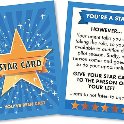 Casting Call Original Edition - Party Card Game - Hilarious Hollywood Theme Card Game for Family Game Night - for Adults and Teens - 4-8 Players, Play Time 30-40 Minutes