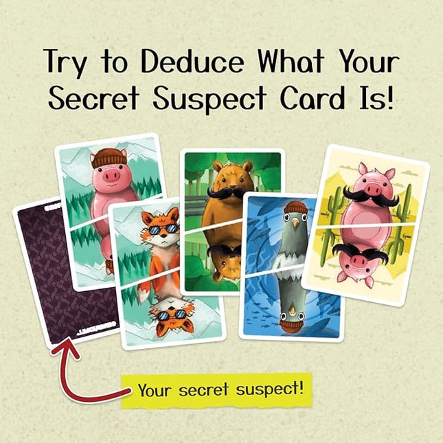 Gamewright - Deduckto - A Quacking Deduction Game - Card Game for Kids Ages 8 and Up - Great for Family Game Night!