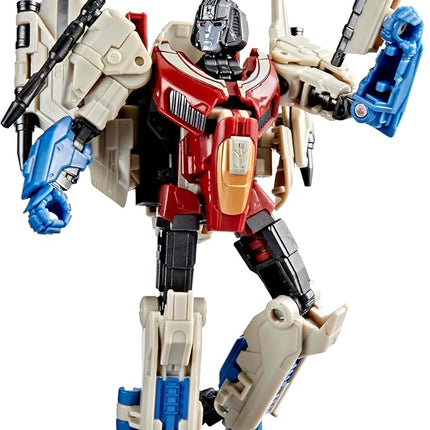 Transformers Studio Series Deluxe Class One Starscream, 4.5-inch Converting Action Figure, Robot Toys for Ages 8+