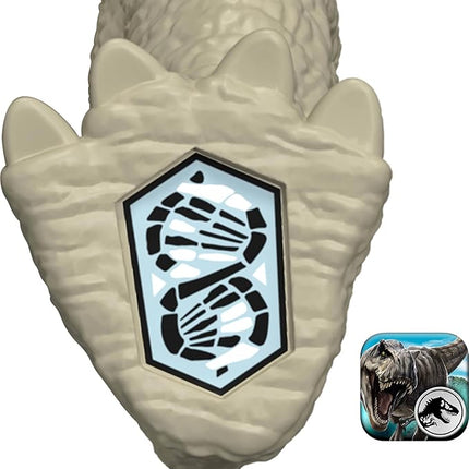 Mattel Jurassic World Rebirth Wild Roar Dinosaur Toy, Spiclypeus Posable Figure, Tail-Controlled Head Butt & Thrash Attack & Sound, Digital Play