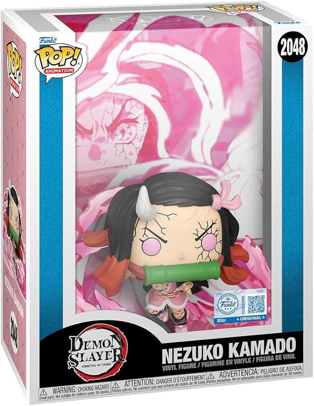 Funko Pop! Game Cover: Demon Slayer - Nezuko Kamado - Amazon Exclusive - Collectable Vinyl Figure - Gift Idea - Official Merchandise - Anime Fans - Figure for Collectors and Display