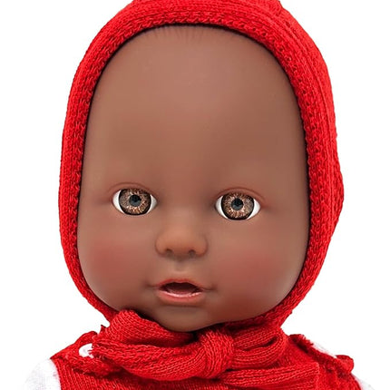 12 inch Realistic Baby Doll with Soft Body and Vinyl Head, Arms, and Legs, Beautiful Soft Baby Doll Dressed in a Matching Onesie and Hat – Packaged in a Gift Box– Ideal Size for Toddlers, Boys, Girls
