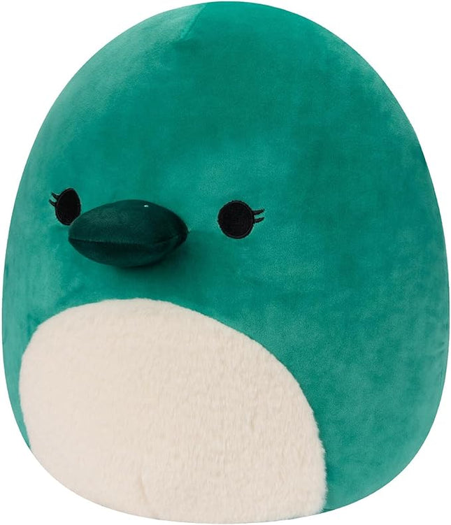 Squishmallows Original 14-Inch Selassi Green Platypus with Fuzzy White Belly - Large Ultrasoft Official Jazwares Plush