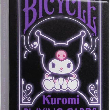 Bicycle Kuromi Sanrio Playing Cards, Black, Pink and Purple, 1 Deck