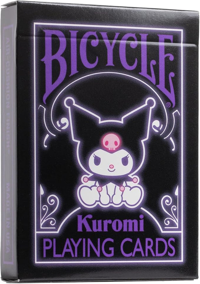 Bicycle Kuromi Sanrio Playing Cards, Black, Pink and Purple, 1 Deck