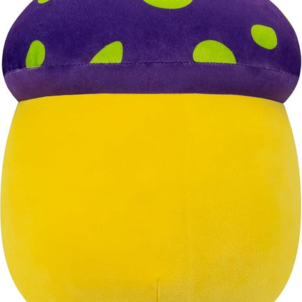 Squishmallows Original 12-Inch Enid Neon Yellow Mushroom - Medium-Sized Ultrasoft Official Jazwares Plush