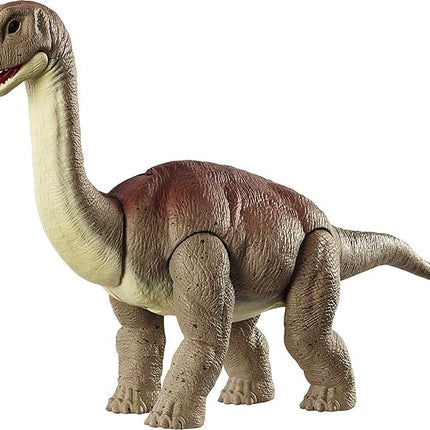 Jurassic World Toys Wild Pack Brachiosaurus Camp Cretaceous Herbivore Dinosaur Action Figure Toy with Movable Joints, Realistic Sculpting & Attack Feature, Kids Ages 3 Years & Up