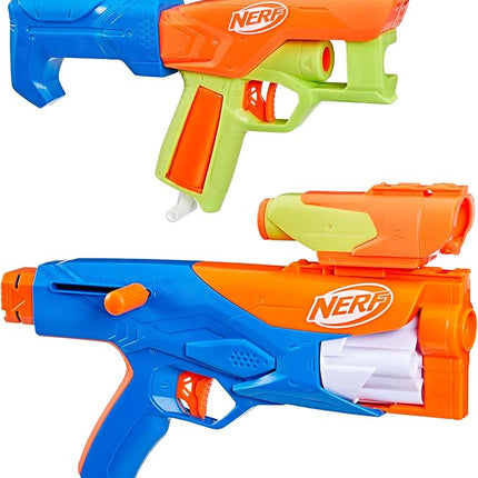 Nerf N Series Gear Up Pack, 3X Blasters, 18 Nerf N1 Darts, Kids Gifts, Outdoor Games, Ages 8+