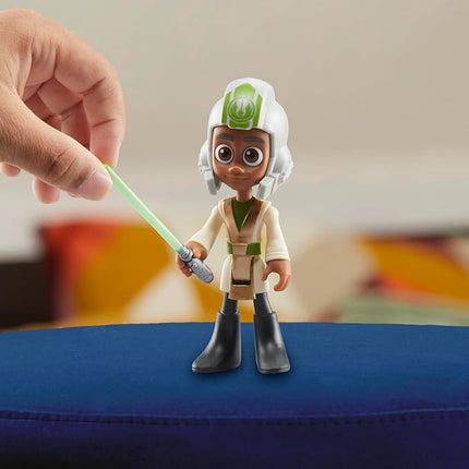 Star Wars: Young Jedi Adventures Speeder Adventure Pack, 3-Pack Action Figures & Vehicles, 4-Inch Scale Preschool Toys for 3 Year Old Boys & Girls (Amazon Exclusive)