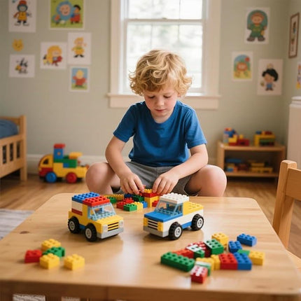 450pcs Wheels and Axles Set, Including Wheels, Windshield, Traffic Light, Vehicle & Truck Parts, Classic Pieces & Accessories, Compatible with Classic Brick Toys