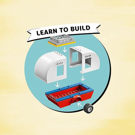 LEGO Disney Mickey Mouse and Minnie Mouse's Camping Trip 10777 Building Toy with Camper Van, Car & Pluto Figure, for Kids 4 Plus Years Old