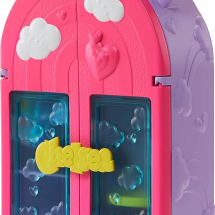 Barbie Chelsea Doll & Closet Toy Playset with 15 Pieces Clothes & Accessories Included, Foldable Set for On-The-Go Play & Storage