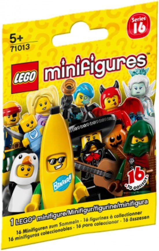 LEGO Series 16 Minifigures Blind Bag (Styles Vary, Sold Individually) - 71013, 5+ years