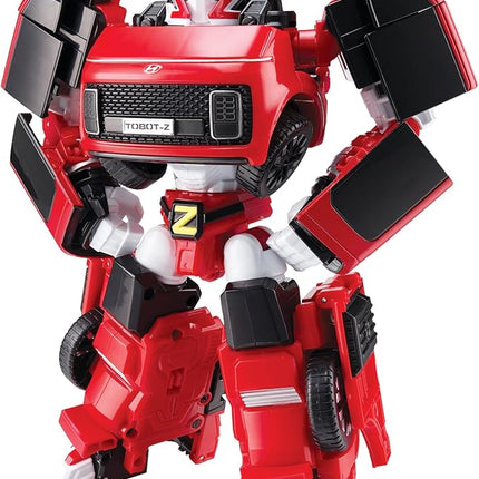 New TOBOT, TOBOT Z, Youngtoys Transforming Collectible Vehicle to Robot, Heroes Animation Character Toys for Kids 3 and up Transform Toys Cars, Large Size 8-inch