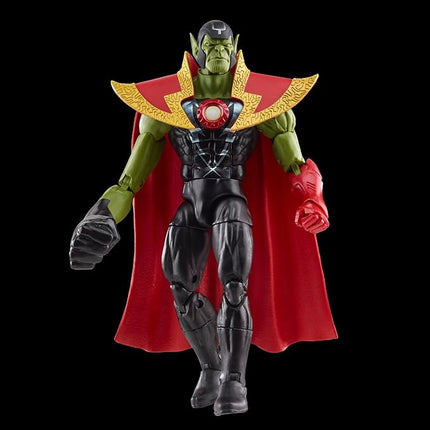 Marvel Legends Series Skrull Queen and Super-Skrull, Avengers 60th Anniversary Collectible 6 Inch Action Figures, 9 Accessories