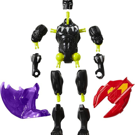 Avengers Marvel MixMashers Black Panther Custom Mix-and-Match Action Figure & Accessories, 5-Inch-Scale Super Hero Toys for Kids Ages 4+