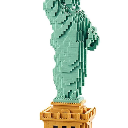 YaJie Statue of Liberty Mini Blocks Set (2810 PCS), Educational Architecture Model Kit for Teens & Adults, Creative DIY Landmark Building Toy, Ages 14+