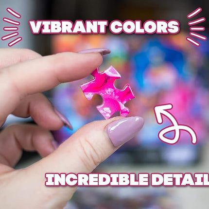 Cosmic Crunch Breakfast Cereal Monster Puzzle by Joe Simko | 1000 Piece Jigsaw Puzzle Toy | Interactive Brain Teaser for Family Game Night | 29 x 20 Inches