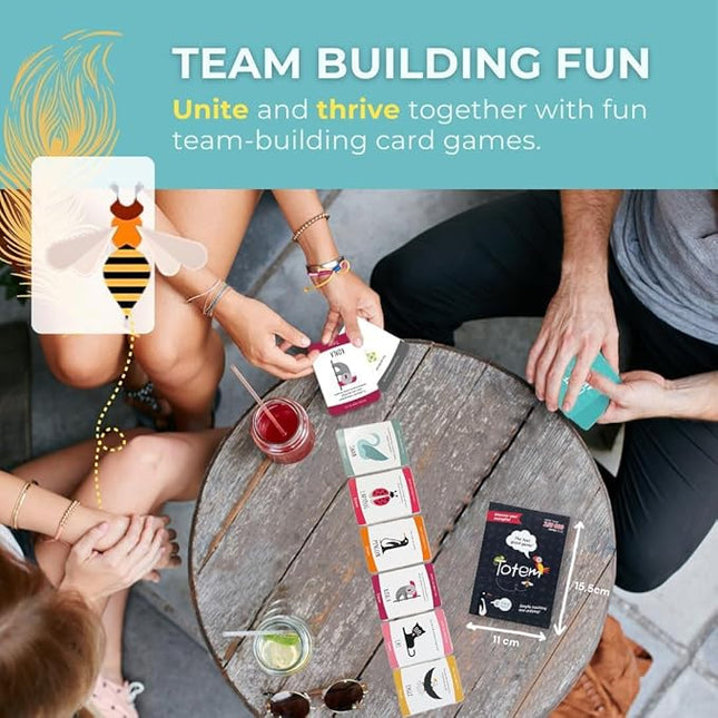 Totem the feel good game – Team Building, Therapy Games for Teens, Family Games for Kids and Adults, Counseling Activities, Boost Mindfulness, Social Emotional Skills and Self-Esteem
