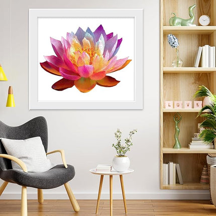 Wooden Puzzles for Adults, Lucky Lotus Jigsaw Puzzles, 201 Pieces Adults Puzzles, Best Gifts for Puzzle Lover, Family Brain Game, 9.6x12.9 inch