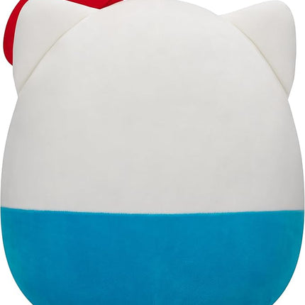 Squishmallows Original Sanrio 14in Hello Kitty in Blue Overalls – Official Jazwares Plush (Large)