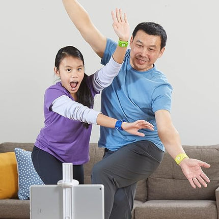 Twister Air Game | AR App Play Game with Wrist and Ankle Bands | Links to Smart Devices | Active Party Games for Kids and Adults | Ages 8+ | For 1+ Players