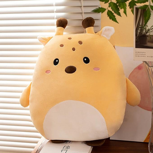 Cute Deer Plush Pillow, 16 inch Stuffed Animal Toy, Kawaii Deer Plushies Throw Pillow Toys Gifts for Room Decor, Kids Birthday, Valentine