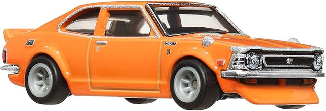 Hot Wheels Premium Car Culture Collectible Toy Car, 1:64 Scale Die-Cast Toyota Corolla TE 27, Japan Historics 4 Vehicle with Real Riders Tires