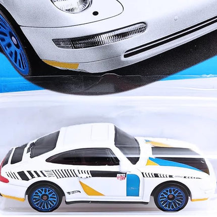 Hot Wheels '96 Porsche Carrera Myles Walker HW: The 90's 1/10 (174/250) HTF01 White 2024 + Protector Short Card Frikimonkey