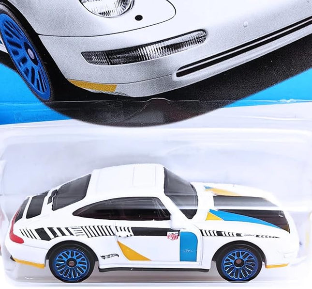 Hot Wheels '96 Porsche Carrera Myles Walker HW: The 90's 1/10 (174/250) HTF01 White 2024 + Protector Short Card Frikimonkey