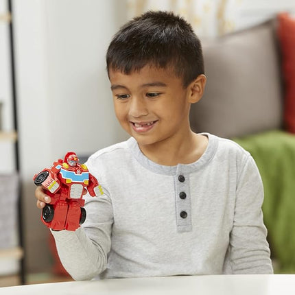 Transformers Playskool Heroes Rescue Bots Academy Team Heatwave The Fire-Bot, Kids Converting Robot Toy, 4.5-Inch Action Figure, Ages 3+ (Amazon Exclusive)