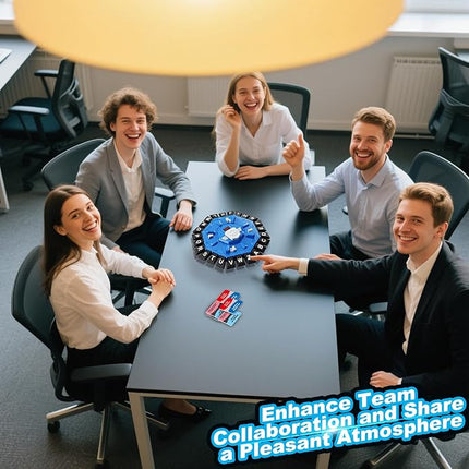 Word Game Family Board Games for Kids & Adults with 2 Modes,220 Topic Categories 24 Letters Pressing Games,Fun Fast-Paced Learning Game,35 Cards,LCD Display Timer,Christmas & Birthday Gifts,Blue