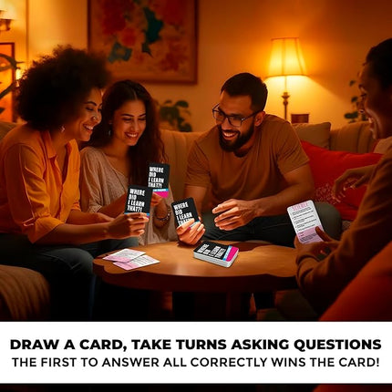 QUOKKA Trivia Card Game with 500 Questions in Science – Trivia Games for Adults, Teens, and Families – Trivia Cards with Answers – Great Board Games Trivia for Family Party and Game Night