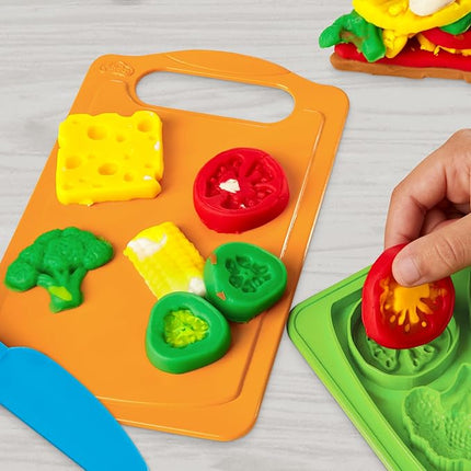 Play-Doh Pizza Slice Playset, Play Food Kitchen Toys for Kids, Arts & Crafts for Boys & Girls 3+ (Amazon Exclusive)