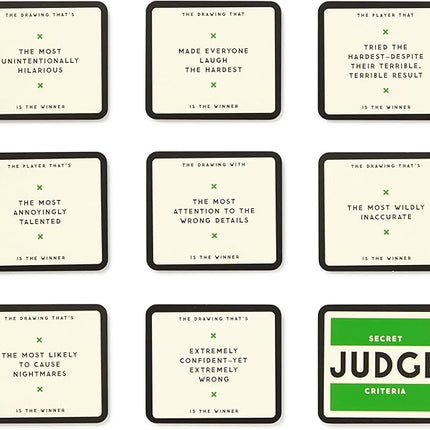 Brass Monkey Drawing from Memory - Social Party Game with 300+ Game Card Prompts for Drawing from Memory