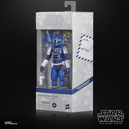 STAR WARS The Black Series Mandalorian Scout (Holiday Edition), Collectible 6 Inch Action Figures, Ages 4 and Up
