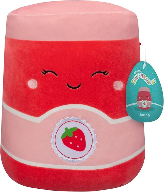 Squishmallows 14-Inch Janna Strawberry Jam - Large Ultrasoft Official Kelly Toy Plush