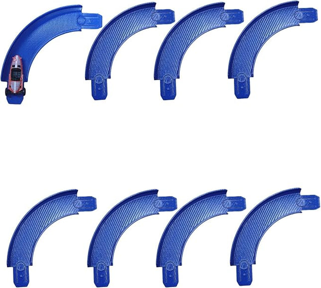 Track Connectors Pieces Compatible with Hot Wheels,90 Degree,Size L,8 Packs