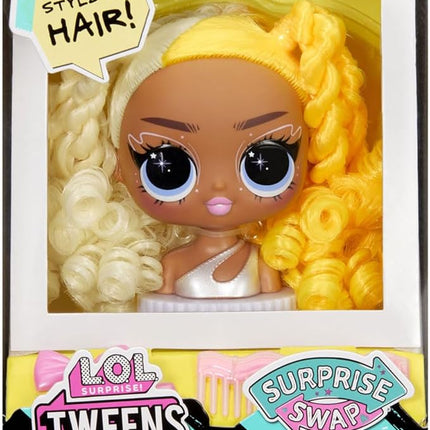 L.O.L. Surprise! Tweens Surprise Swap Styling Heads Including Fabulous Hair Accessories and Gorgeous Hair – Great Gift for Kids Ages 4+ (Assorted items)